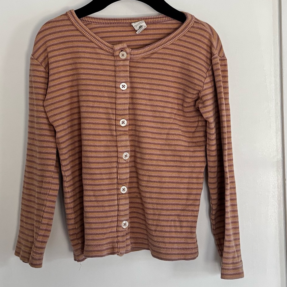 Kate Quinn Tan Button Down Shirt